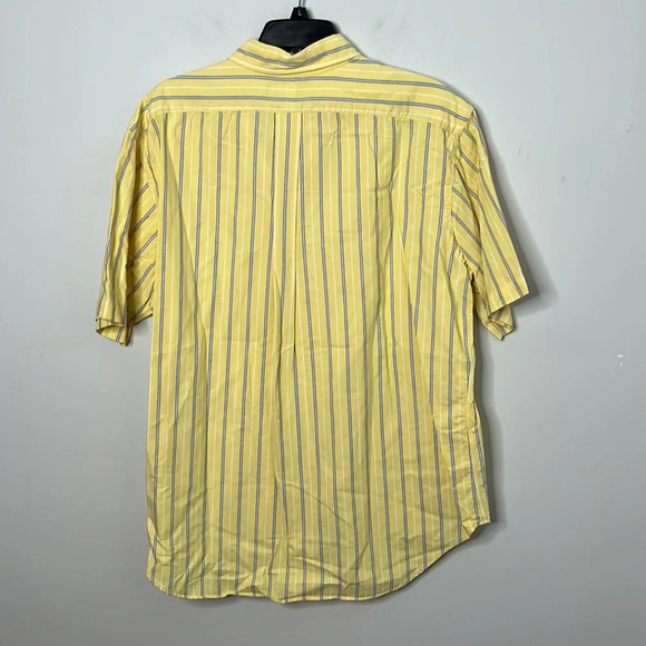 Ralph Lauren Classic Fit Yellow Striped Button Down Shirt - Picture 3 of 3
